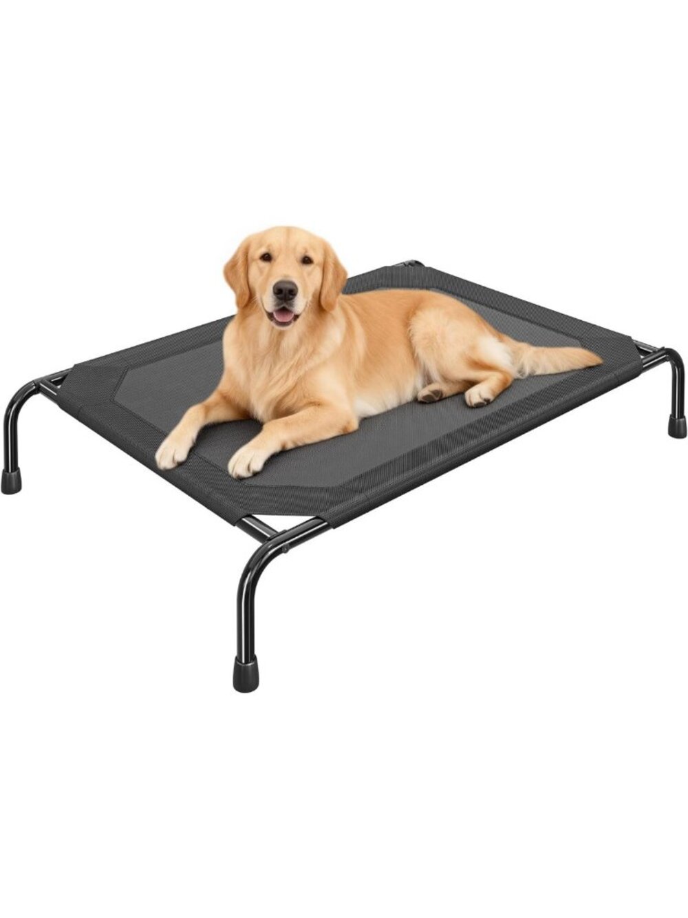 Elevated Waterproof Dog Bed for Large Dogs - Breathable Mesh, Indoor/Outdoor